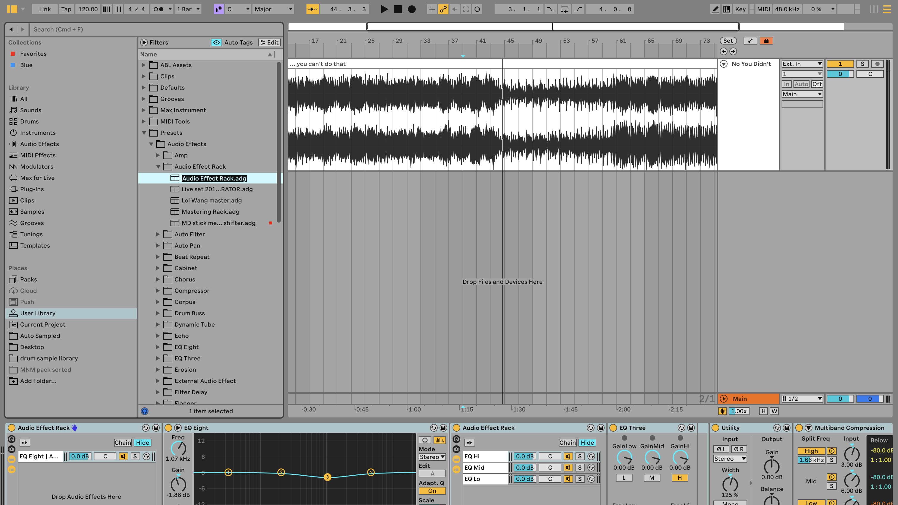 How to build a complete mastering chain in Ableton…