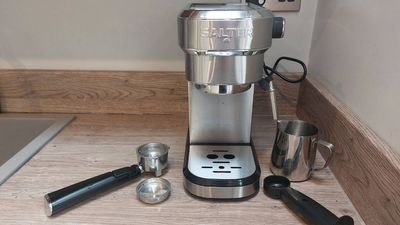 Salter Espresso Machine with Milk Frother review: an affordable manual coffee maker that makes admirable espresso