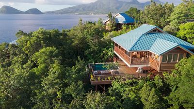 This $1.4 million luxury villa offers breathtaking views, a private plunge pool—and Dominica citizenship