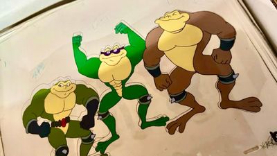 32 years after a failed pilot for a cartoon adaptation of NES classic Battletoads meant to rival TMNT, somebody's trying to sell the animation cels for $35,000