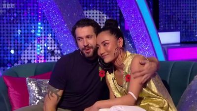 Strictly professional Nancy Xu fights back tears over show comments as Shayne Ward comforts her