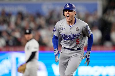 Freddie Freeman homers again for Dodgers early in Game 4 to set a pair of World Series records