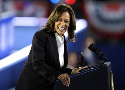 The change agent v the tyrant: Harris’s big speech focuses on Trump