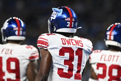 Giants release safety Gervarrius Owens