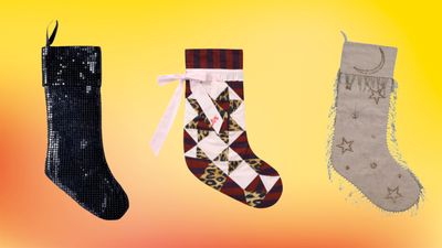 Fringe! Chainmail! Leopard Print! — 6 Luxury Christmas Stockings I'm Hanging All My Hopes on for the Black Friday Sales