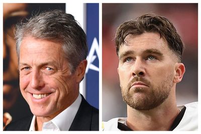 Hugh Grant 'went wild' doing shots with Travis Kelce at Taylor Swift gig