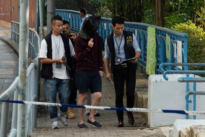 A man is arrested on suspicion of killing a woman in a Hong Kong park