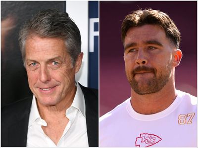 Hugh Grant ‘went crazy’ and did shots with Travis Kelce at Taylor Swift show