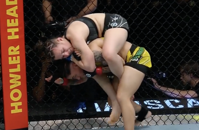 UFC full fight video: Erin Blanchfield submits ex-champ Jessica Andrade for $50K bonus