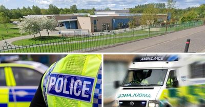 Emergency services issue update as two hospitalised outside primary school