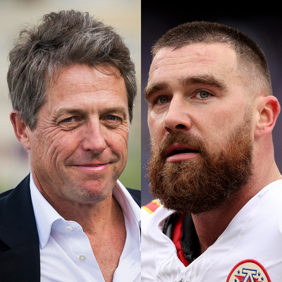 Hugh Grant Got "Absolutely Smashed" on Tequila With Travis Kelce at the Eras Tour