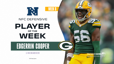 Packers LB Edgerrin Cooper named NFC Defensive Player of the Week for Week 8