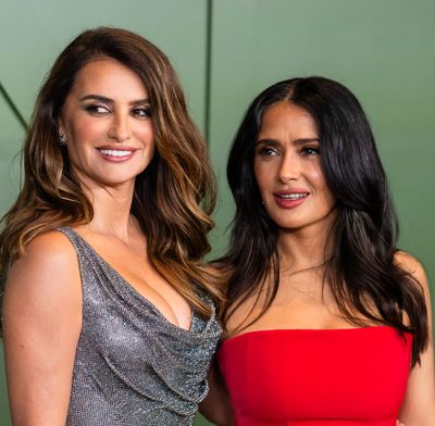 Salma Hayek and Penélope Cruz Show Off Their Decades-Long Friendship in Coordinating Designer Corset Dresses