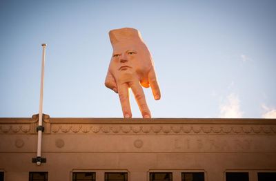 Relief mixed with sadness as New Zealand bids farewell to ‘hated’ giant hand sculpture