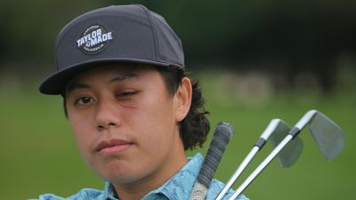 Blinded golf prodigy opens up about freak on-course hit