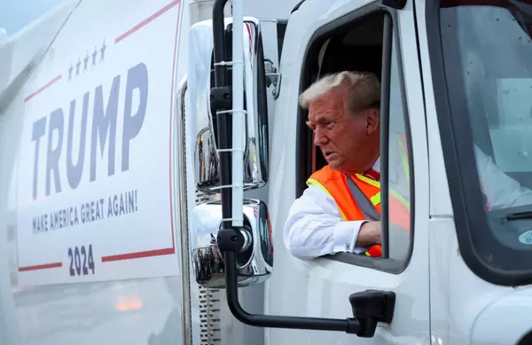 Trump deploys garbage truck to trash Biden gaffe at Wisconsin rally