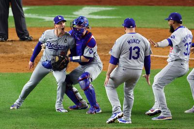 12 photos of the Los Angeles Dodgers’ World Series celebration at Yankee Stadium