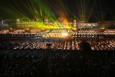 AP PHOTOS: Ayodhya in northern India celebrates the night before Diwali with pomp and pageantry