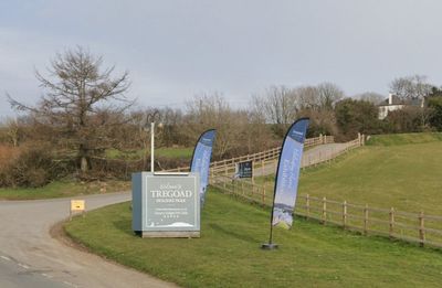 Three children among seven people taken to hospital after land train tips over at holiday park in Cornwall