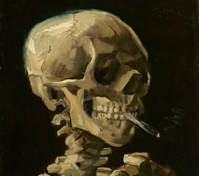 Van Gogh’s smoking skeleton and Munch’s sickly sex-scapes: great artists’ ghoulish sides revealed