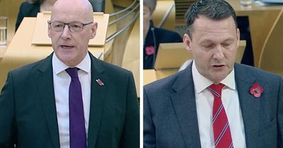 'Some nerve': John Swinney and Russell Findlay clash during heated FMQs Budget debate