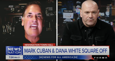 Video: Mark Cuban, Dana White verbally spar over Kamala Harris vs. Donald Trump ahead of election