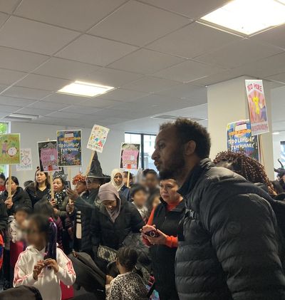 Protesters in Halloween costumes stage sit-in at Lewisham Council over ‘unsuitable housing’