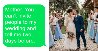 “My Wedding Is In 2 days… This Is The Text I Wake Up To From My Mother”