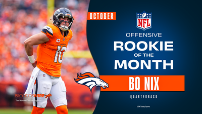 Broncos QB Bo Nix named NFL Offensive Rookie of the Month for October