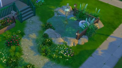 How to build a pond in The Sims 4