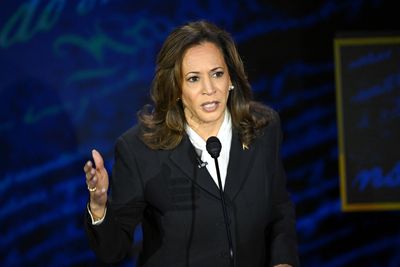 Harris balks at Trump "protection" plan