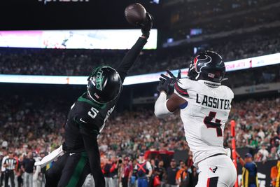 Jets WR Garrett Wilson’s 1-handed grab vs. Texans might be catch of the year