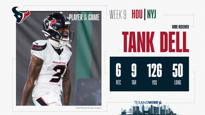 Texans Wire’s Week 9 Player of the Game: WR Tank Dell