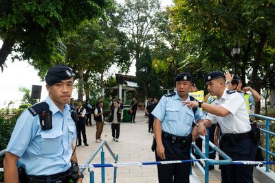 Hong Kong court remands British man in custody over murder of woman at waterfall