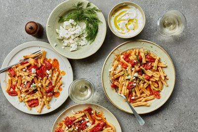 Tomato, chilli butter, dill and feta casarecce – recipe