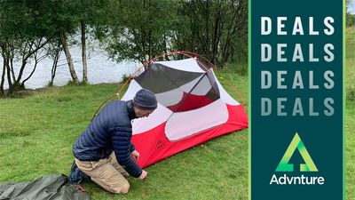 My ultralight, spacious MSR Hubba Hubba Tent is the envy of all my friends, and it's 45% off right now at Backcountry