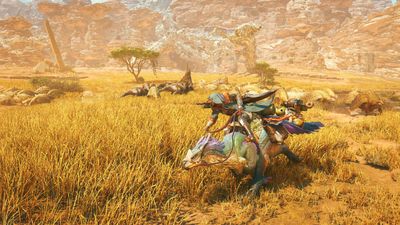 Monster Hunter Wilds beta pulls in nearly half a million concurrent Steam players, some of which are being turned into PS1-style low-poly blobs