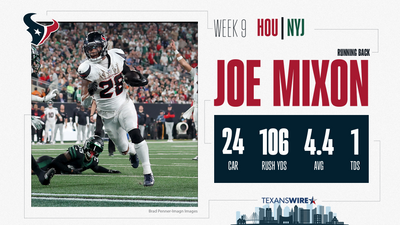 Texans RB Joe Mixon makes history in loss to Jets on primetime