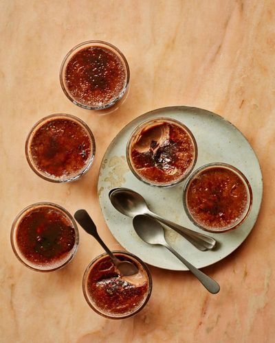 Benjamina Ebuehi’s recipe for smoked salt chocolate creme brulee