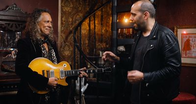 “Add some gain and it’s got this weird kind of chainsaw distortion that I love... of course I feel in love with it”: Kirk Hammett has a second Les Paul that was previously owned by Gary Moore – and Moore said it sounded even better than Greeny