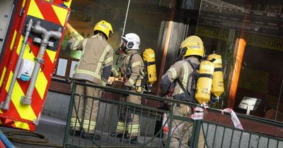 Two casualties after fire breaks out at flat on busy Edinburgh street