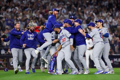 What time is the Dodgers parade on Friday?