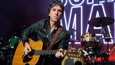 “All of these things that I do on record using a few guitars, I've all got it in the one guitar that I can carry around with me”: Martin unveils 7-string Johnny Marr signature acoustic with an octave G string for added jangle