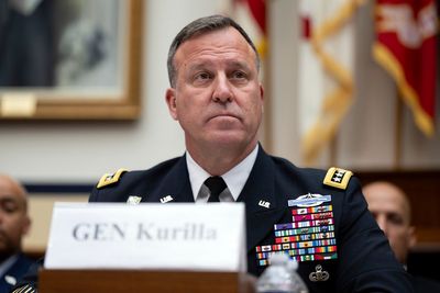 Army looking into shoving allegations involving the general who heads US Central Command