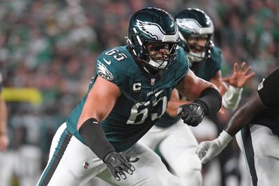 Lane Johnson discusses role the offensive line played in Eagles’ shift to a run-first approach