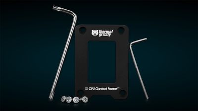 Arrow Lake CPUs can still get bendy despite revamped socket — specialized contact frame flattens chip, claims to lower temperatures by up to 6C