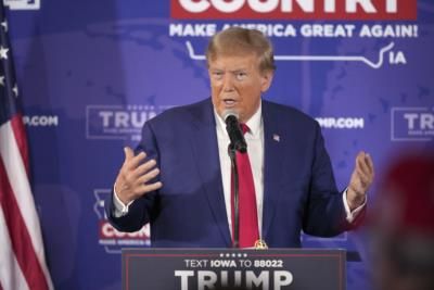 Trump Criticizes Liz Cheney As 'War Hawk' During Rally