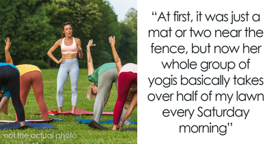 “She Just Laughed”: Lady Refuses To Stop Using Person’s Back Yard For Her Yoga Sessions