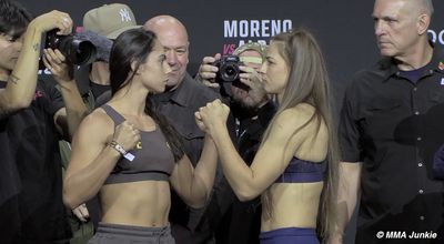 Photos: UFC Fight Night 246 ceremonial weigh-ins and faceoffs