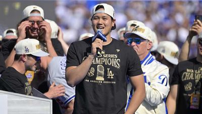 Shohei Ohtani Gave Classy Speech in English at Parade, and Dodgers Fans Loved It